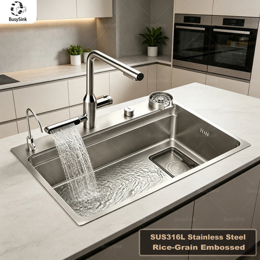 316l Stainless Steel Sink Undermount Sinks Antiscratch Rice