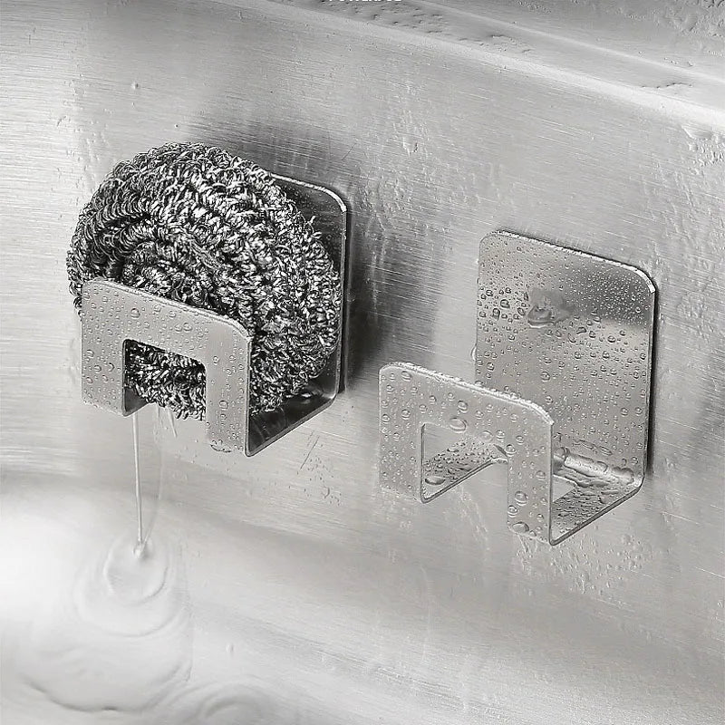 Sink Sponge Holder Self Adhesive Drain Drying Rack