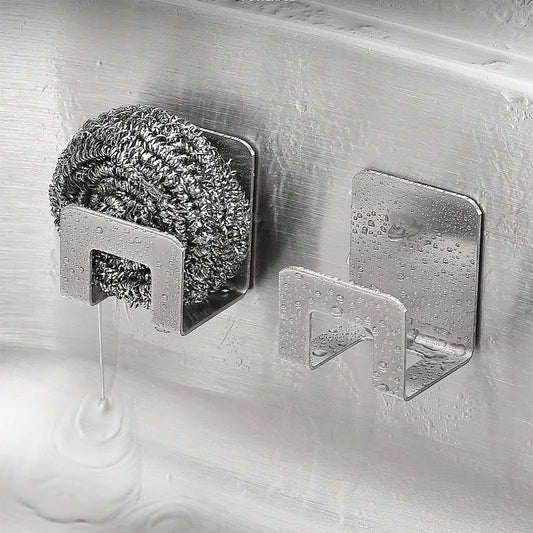 Sink Sponge Holder Self Adhesive Drain Drying Rack
