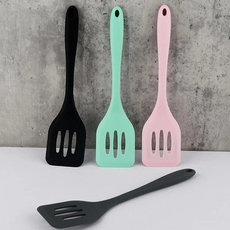 Egg Fish Frying Pan Scoop Silicone Turners Cooking