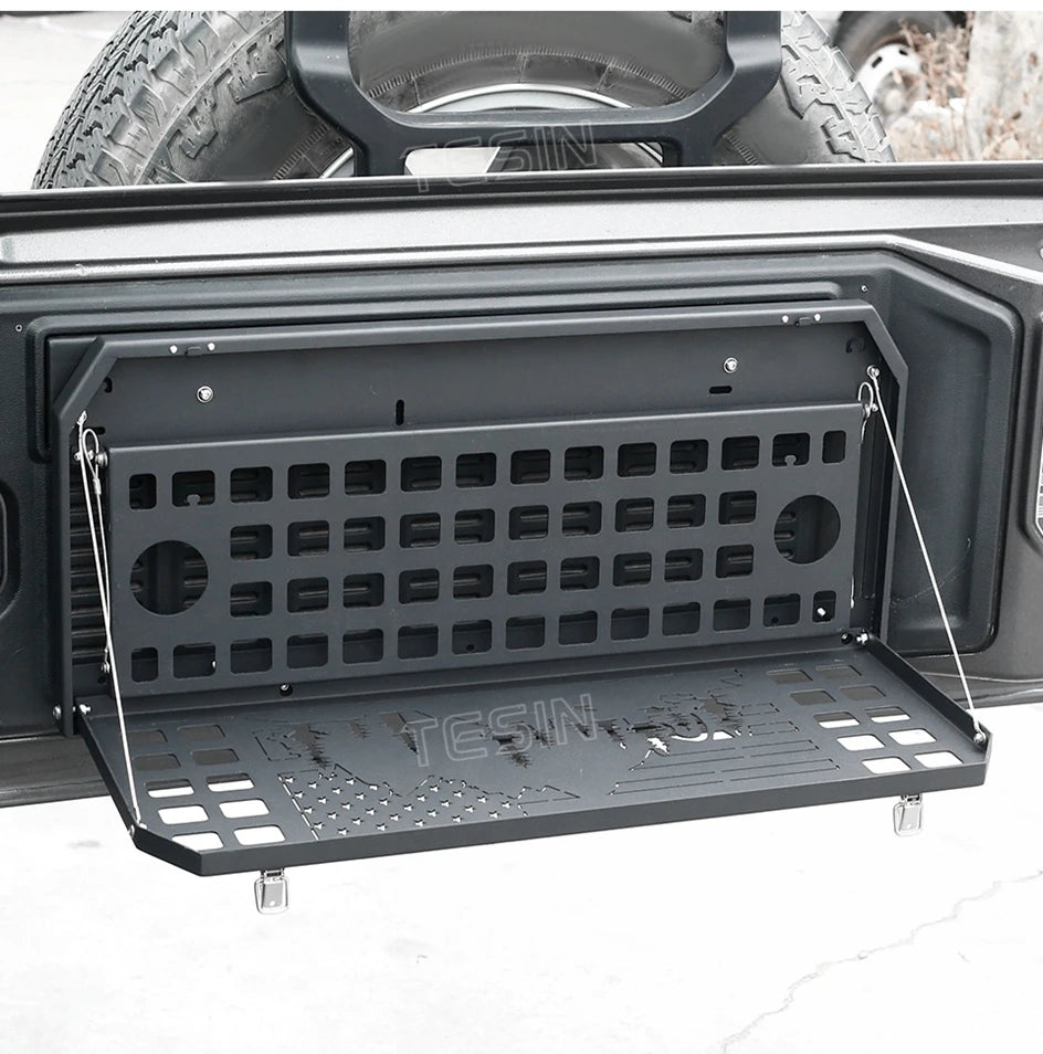 Tesin Car Rear Door Foldable Shelf Tailgate Table