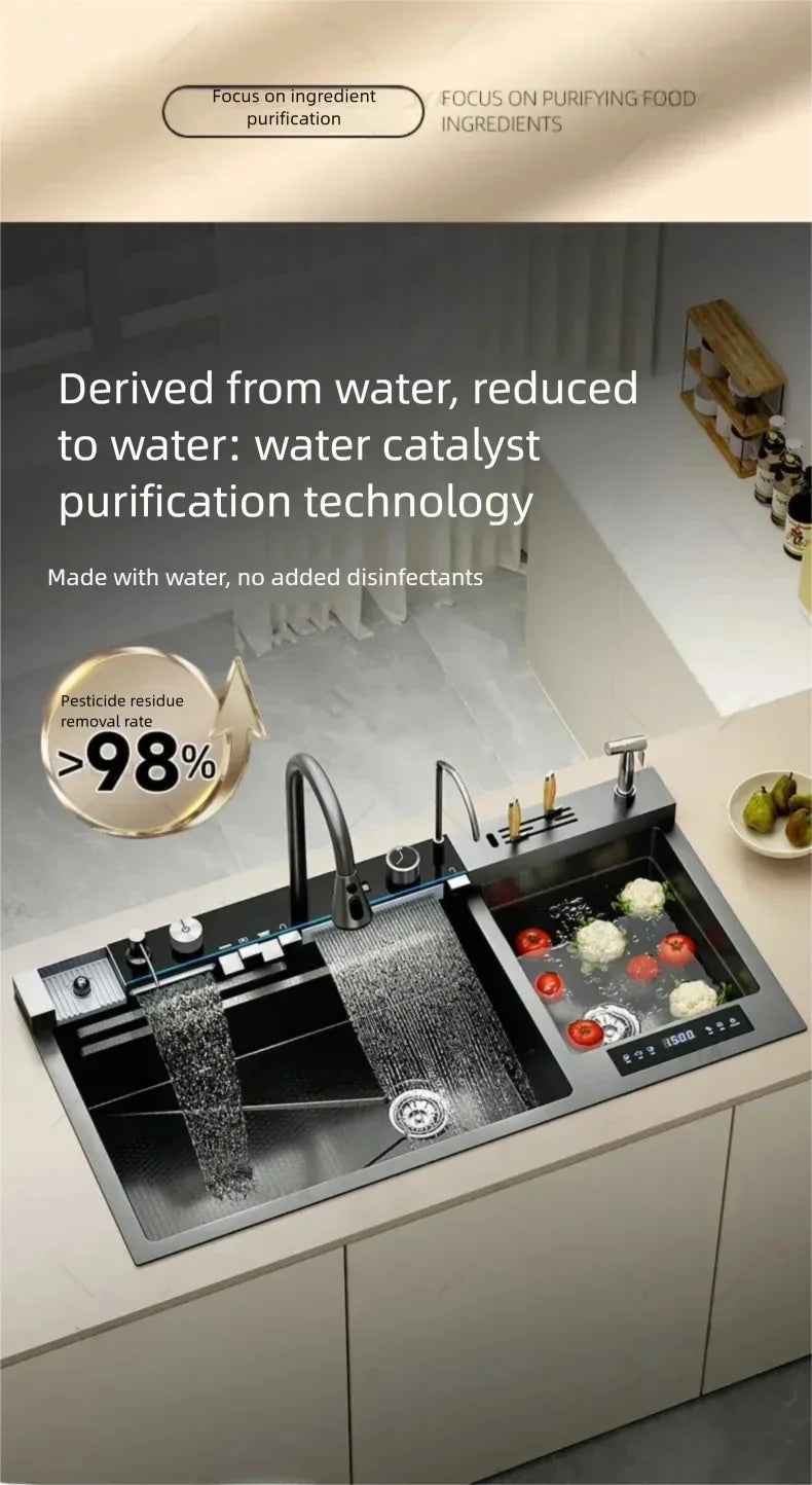 304 Stainless Steel Sink Water Catalyst Purify Ingredients