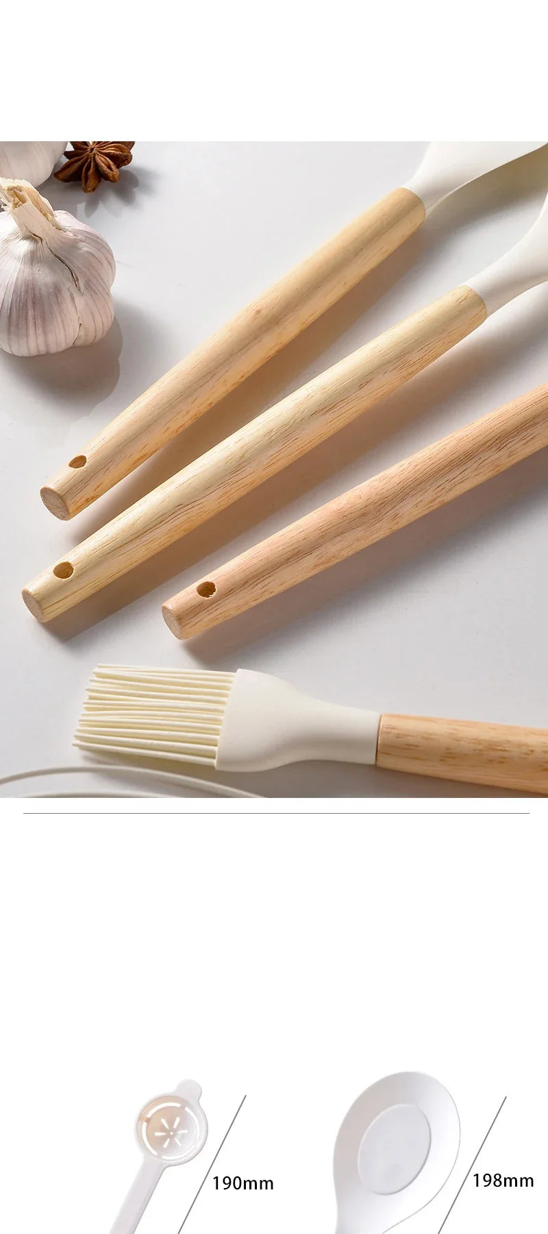 Silicone Kitchenware Cooking Utensils Non-Stick Cookware Spatula