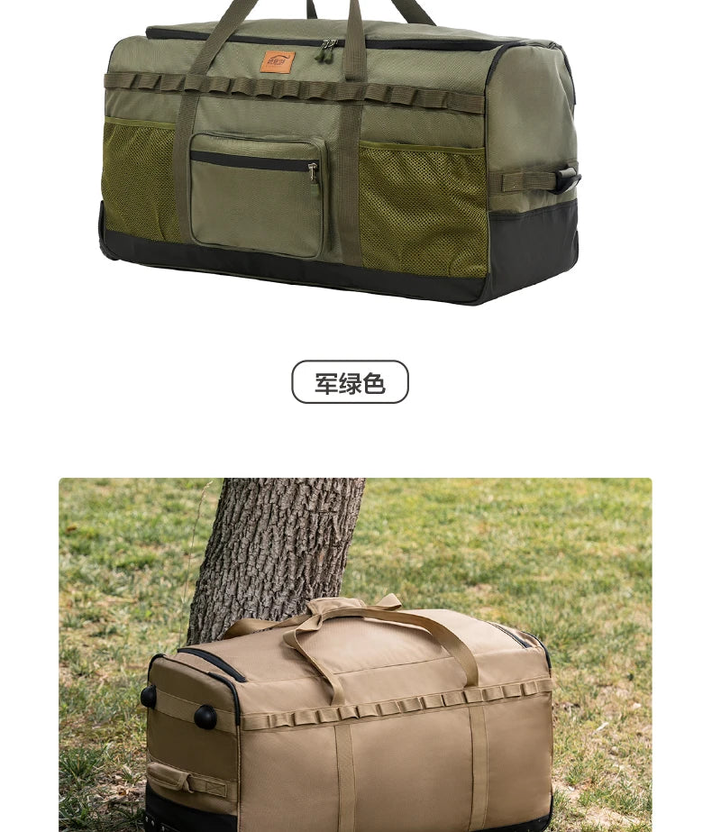 130l Outdoor Large-Capacity Trolley Backpack Thickened Storage