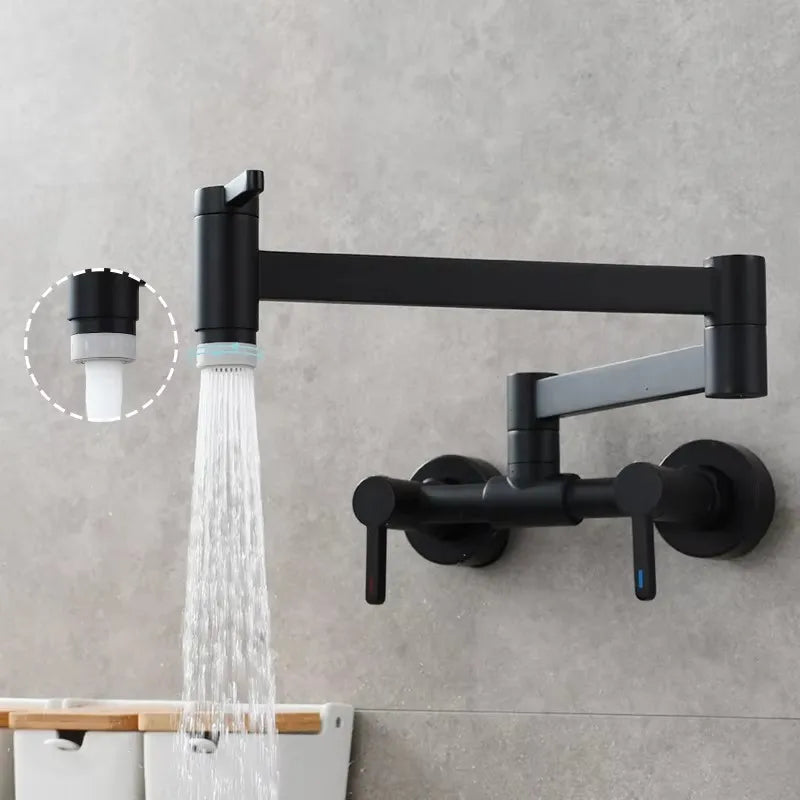 Pot Filler Tap Wall Mounted Foldable Faucet Cold