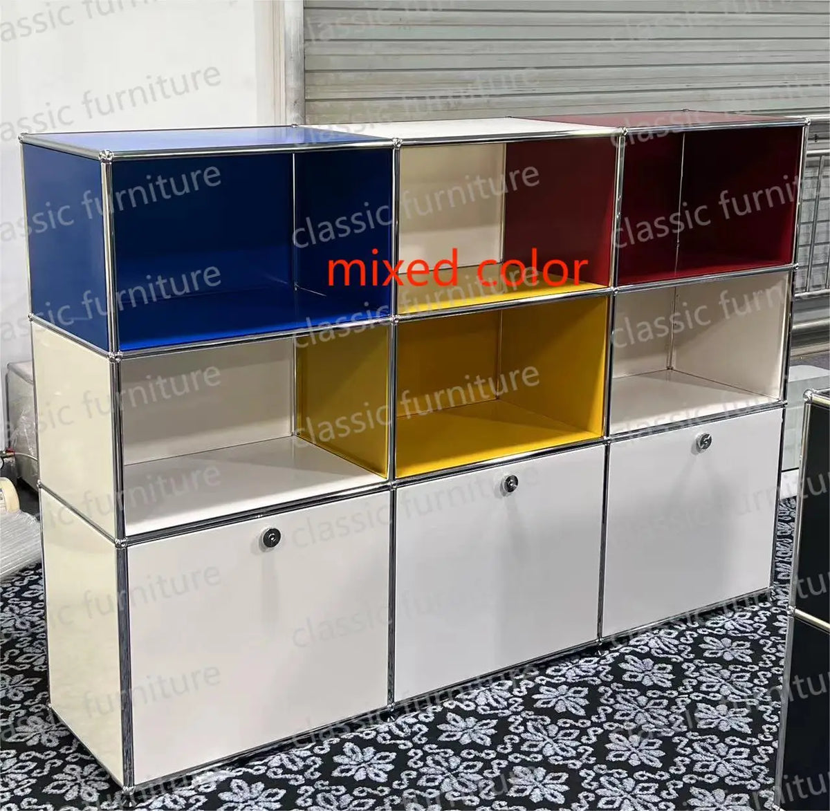 Modular Module Furniture Customized Metal Stainless Steel Cabinet