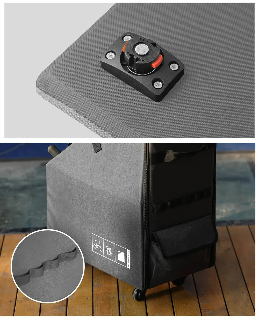 Rhinowalk Folding Bike Storage Box Quick Release Wheel