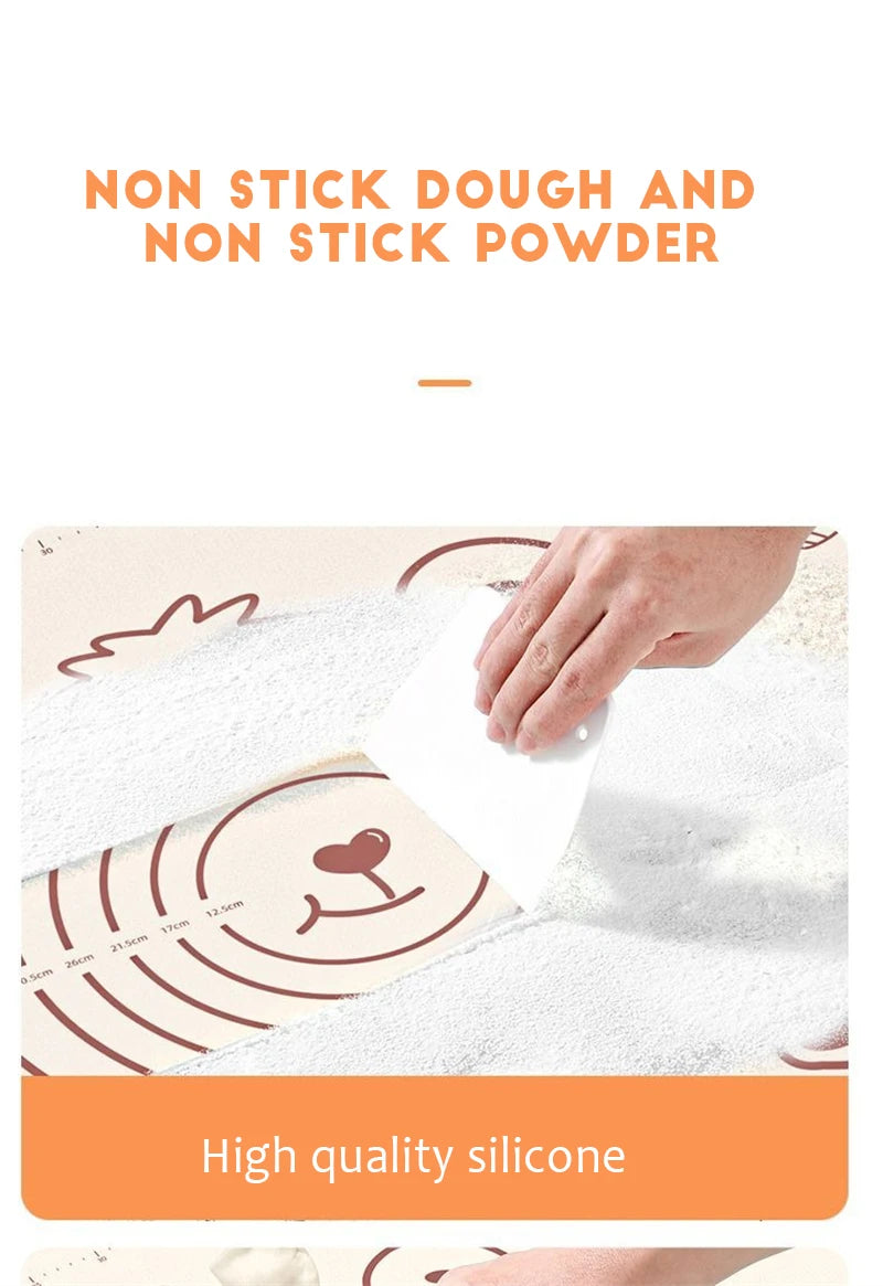 Thicken Oversize 70/65/50cm Silicone Baking Mat Pastry Rolling