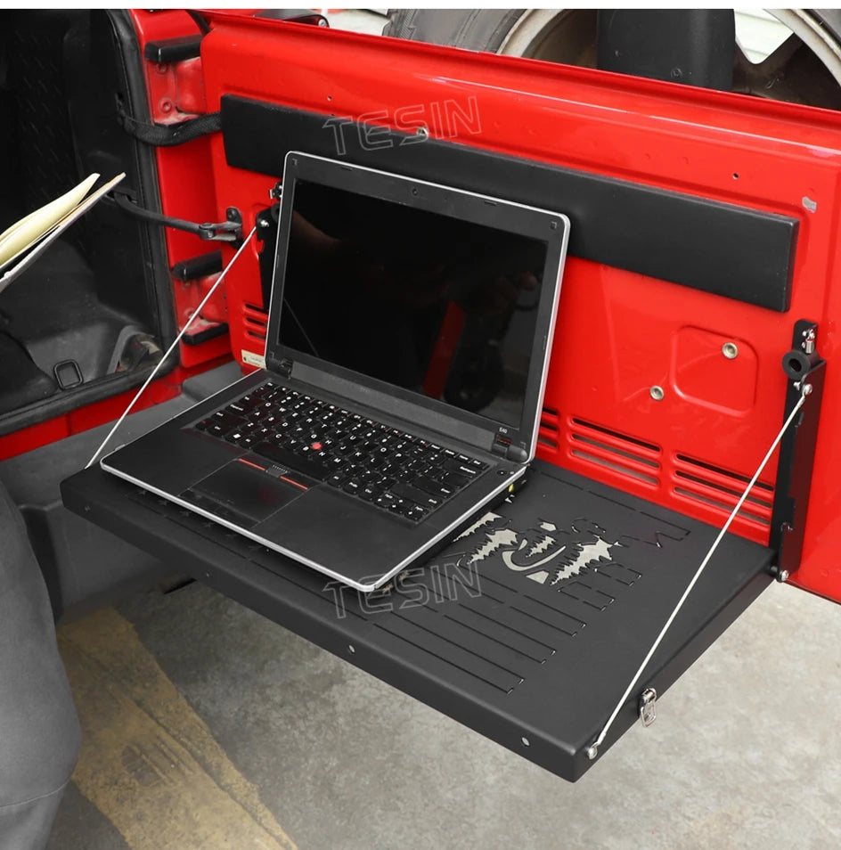 Tesin Car Rear Door Foldable Shelf Tailgate Table