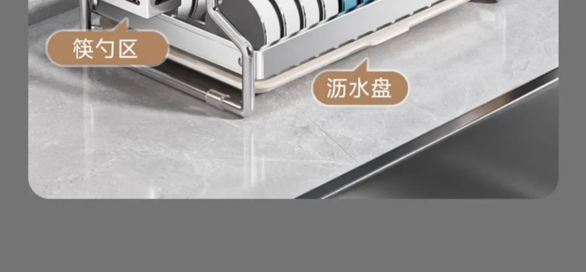 Bowl Dish Storage Rack Drain Rack 304 Stainless