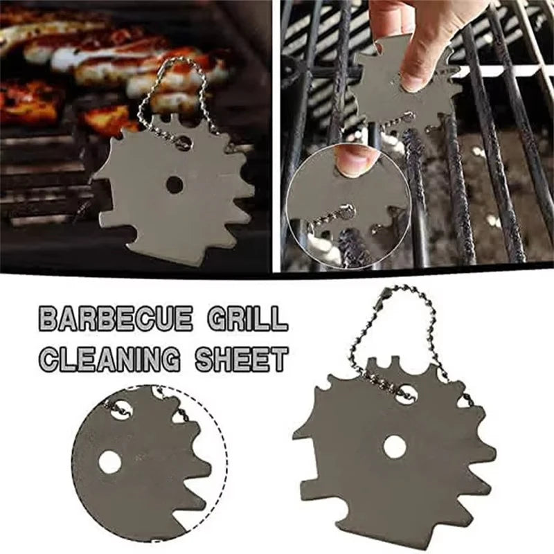 Metal Bbq Grills Grate Cleaner Cleaning Barbecue Scraper