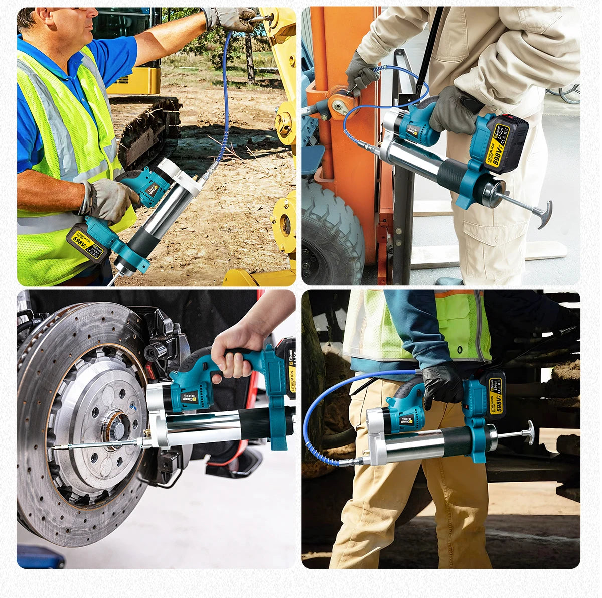 Gisam 10000psl 69mpa Brushless Electric Grease Gun High