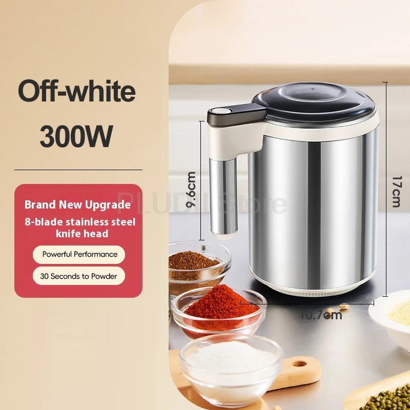 220v Electric Grinder 600w Stainless Steel Grinder Grains