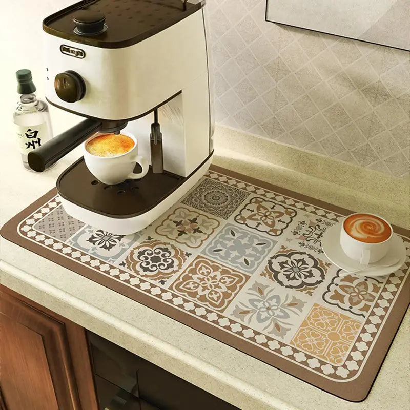 Coffee Machine Drain Pad Super Absorbent Dish Drying