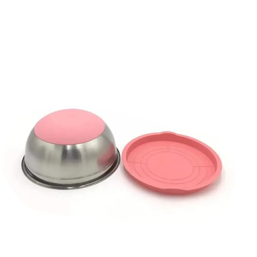 Colors Stainless Steel Mixing Bowl Lid Egg Mixer