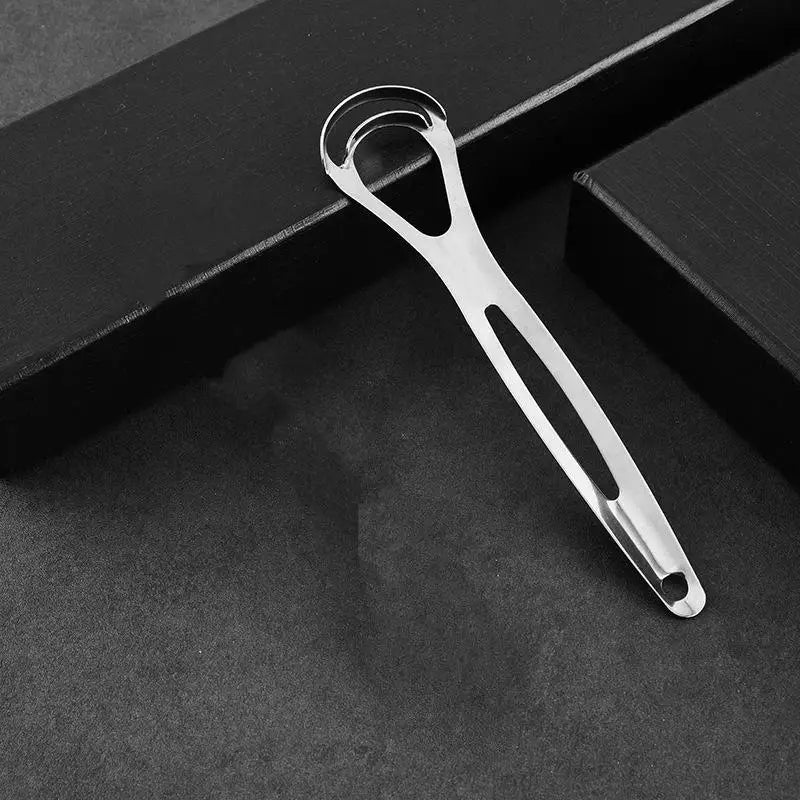 Stainless Steel Tongue Scraper Cleaner Scrapers Brush Mouth