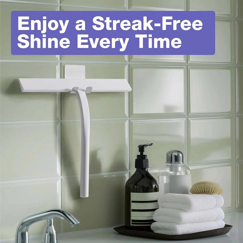 Shower Squeegee Cleaner Glass Door Shower Wall Scraper