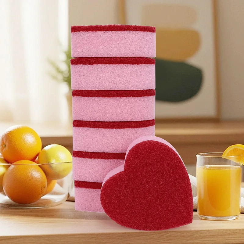 5/12pcs Non-Scratch Dish Sponge Dual Sided Sponges Dishes