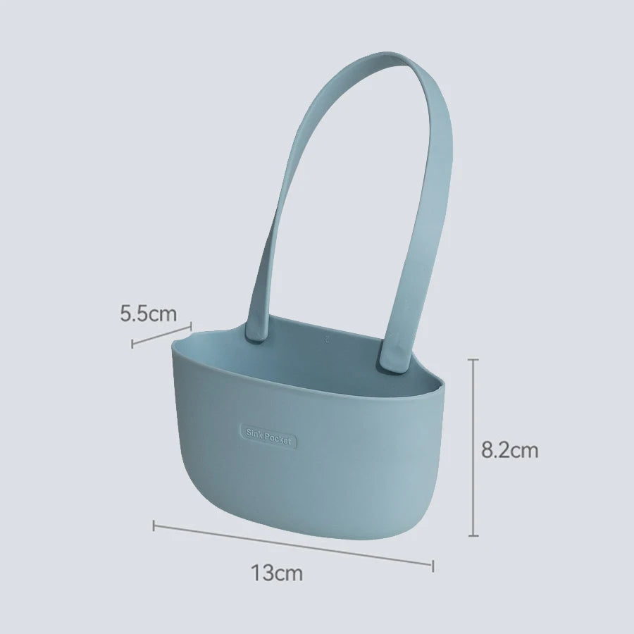 Silicone Sink Holder Sponge Bag Drain Water Basket