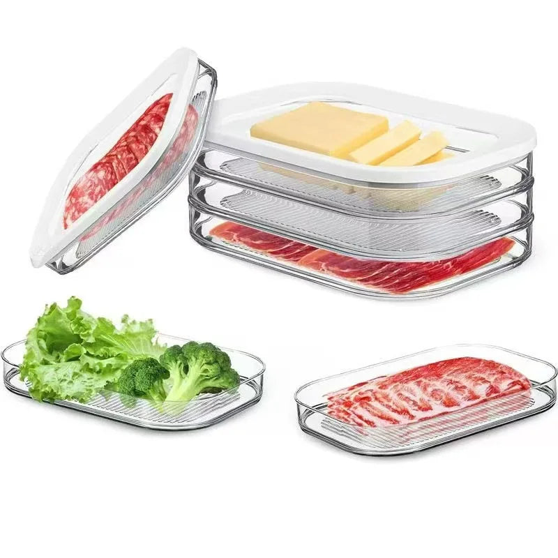 Meal Prep Containers Stackable Food Storage Boxes Lid