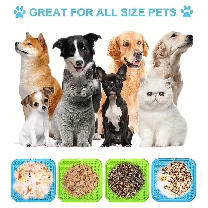 Pet Lick Silicone Mat Dogs Pet Slow Food