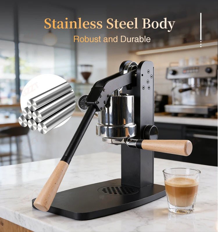 Gzzt Cmfl002 58mm Lever Espresso Machine Pid35-95 Adjustable