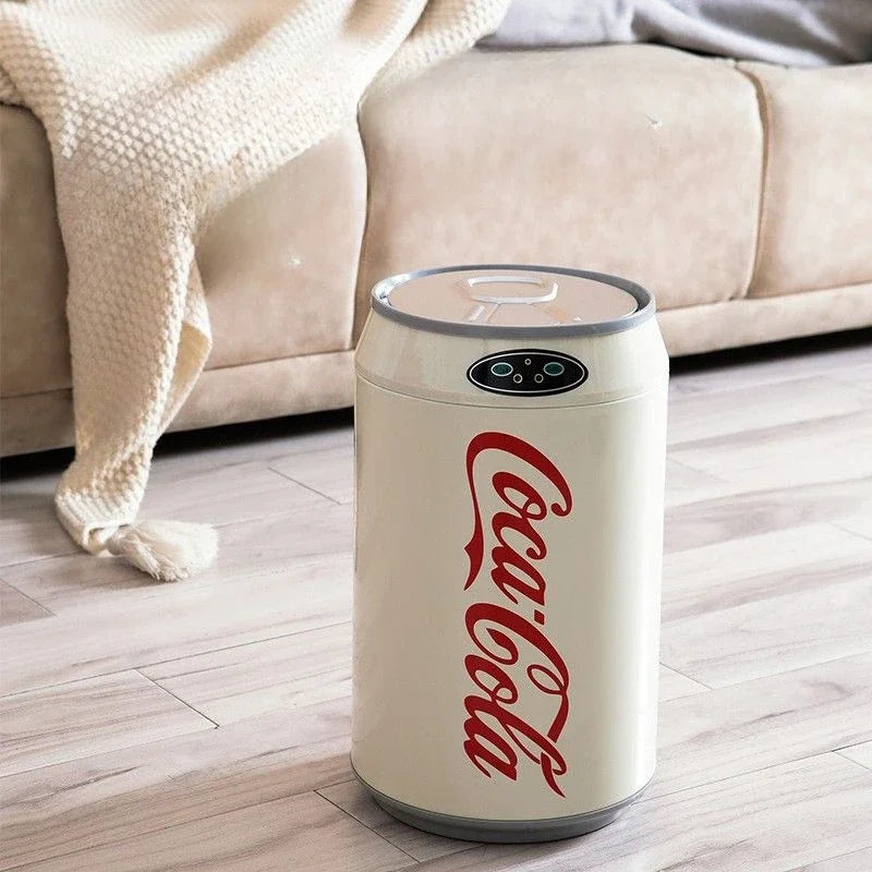 Creative Cola Trash Can Waste Bins Automatic Smart