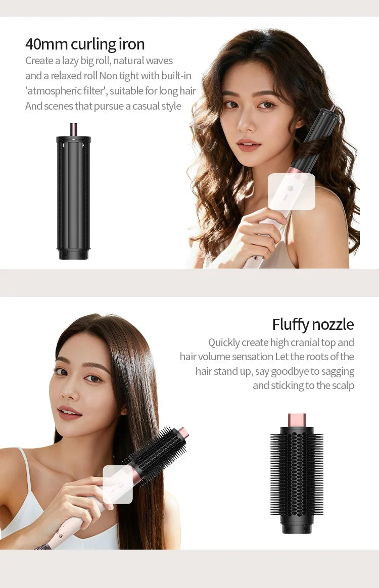 220v In Hair Styler & Hairdryer Brush 1700w