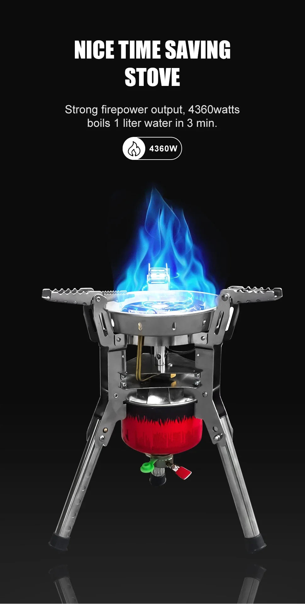 Brs Bulin Brs-69a Outdoor Gas Stove 6800w Camping