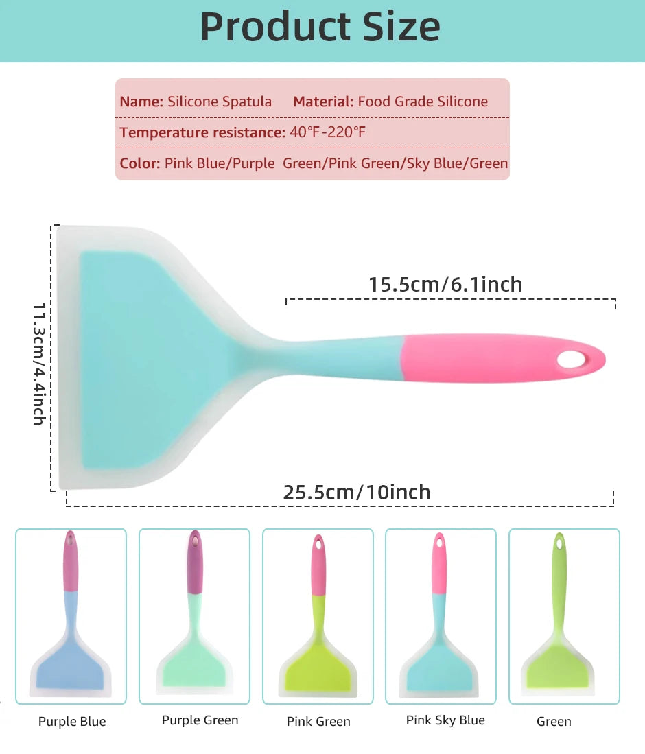 Silicone Spatula Cooking Utensils Beef Meat Egg Scraper