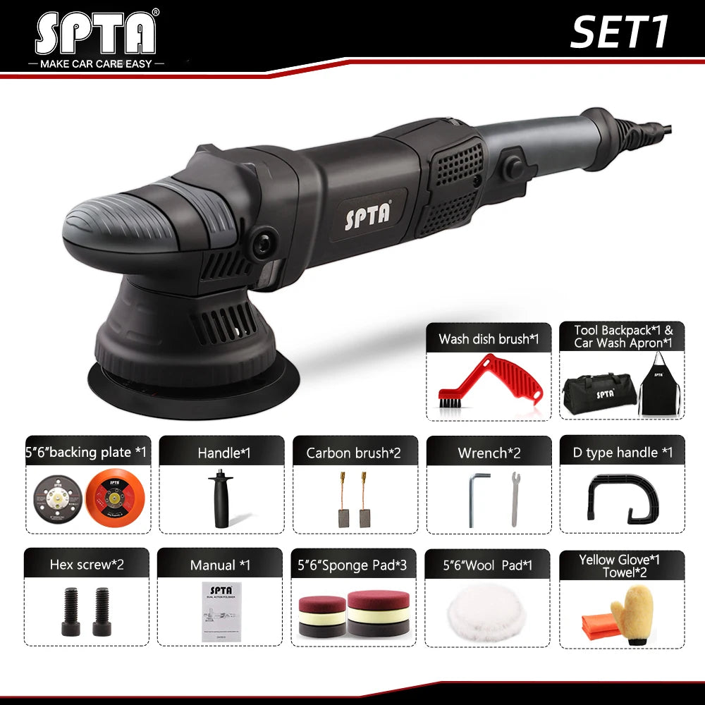 Spta Inch 780w Dual Action Car Polisher Auto