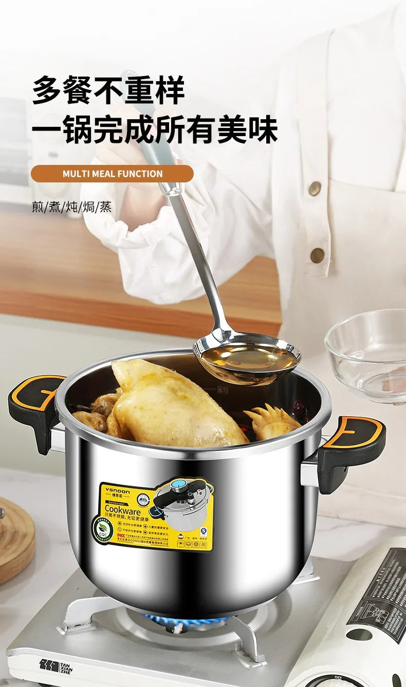 Stainless Steel Pressure Cooker Use - Small Size