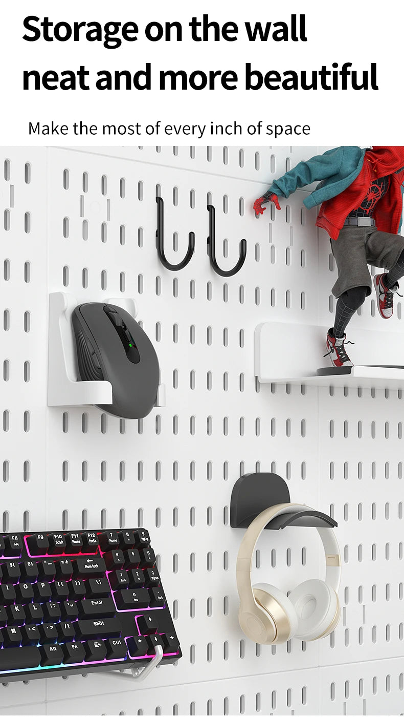 Nordic Pegboard Used Door Wall Garage Storage Display