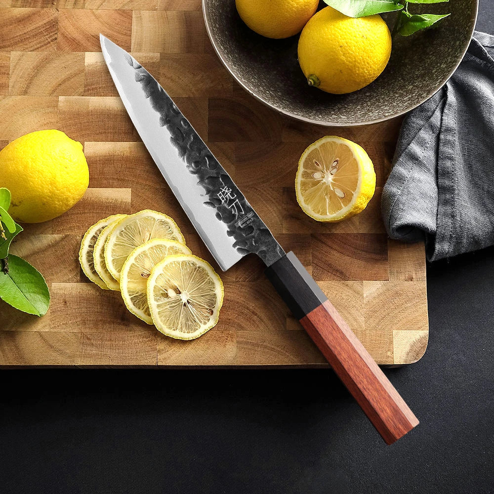 Utility Knife Layer Composite Steel Professional Chef Knives