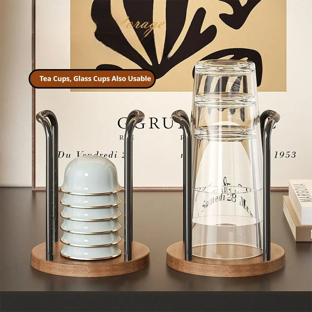 Disposable Cup Holder Desktop Paper Cup Dispenser Storage