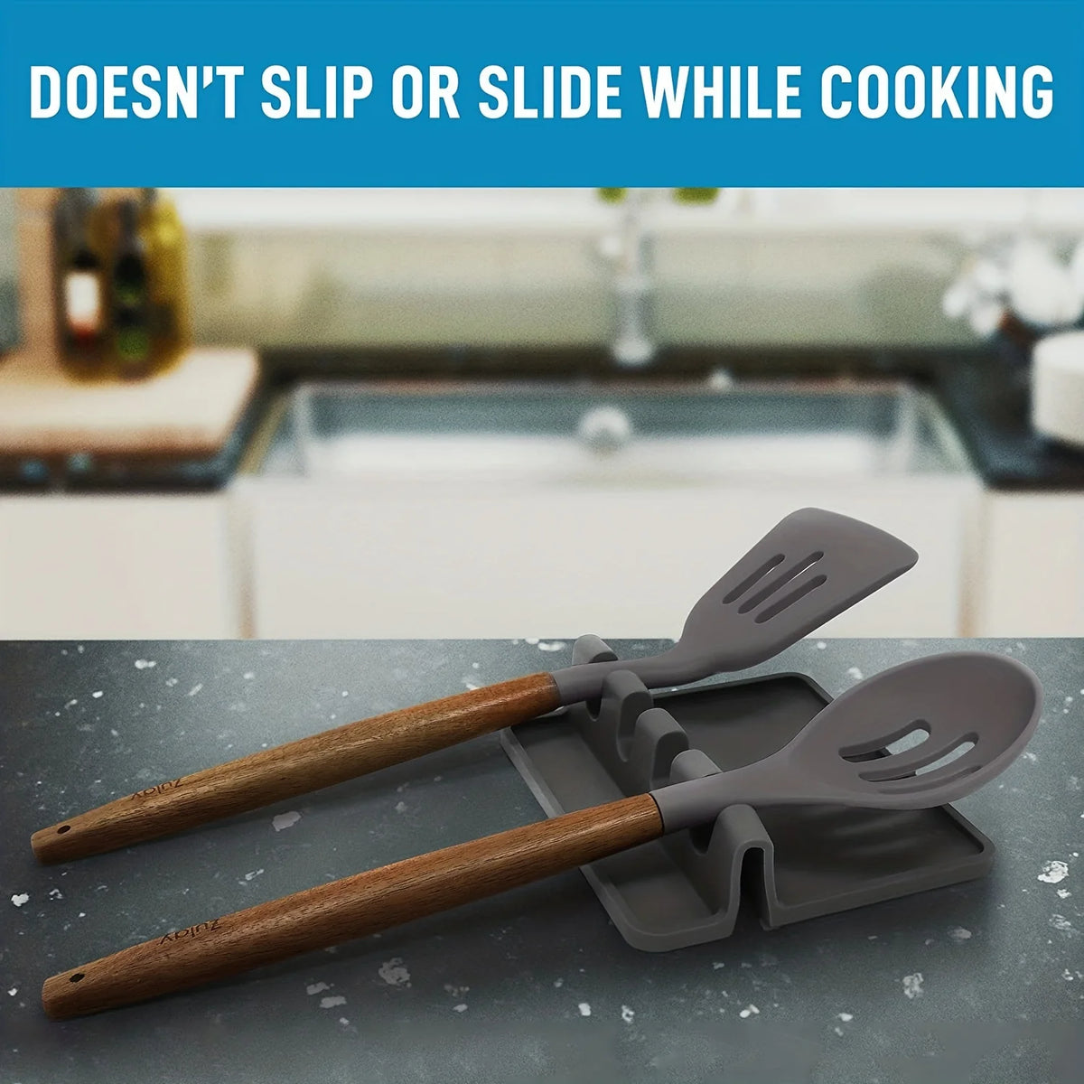 Silicone Kitchenware Rack Tableware Drying Mat Spoon Chopsticks