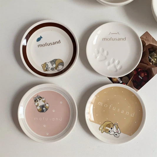 Adorable Ceramic Shark Dinnerware Small Bowl Soup Spoon