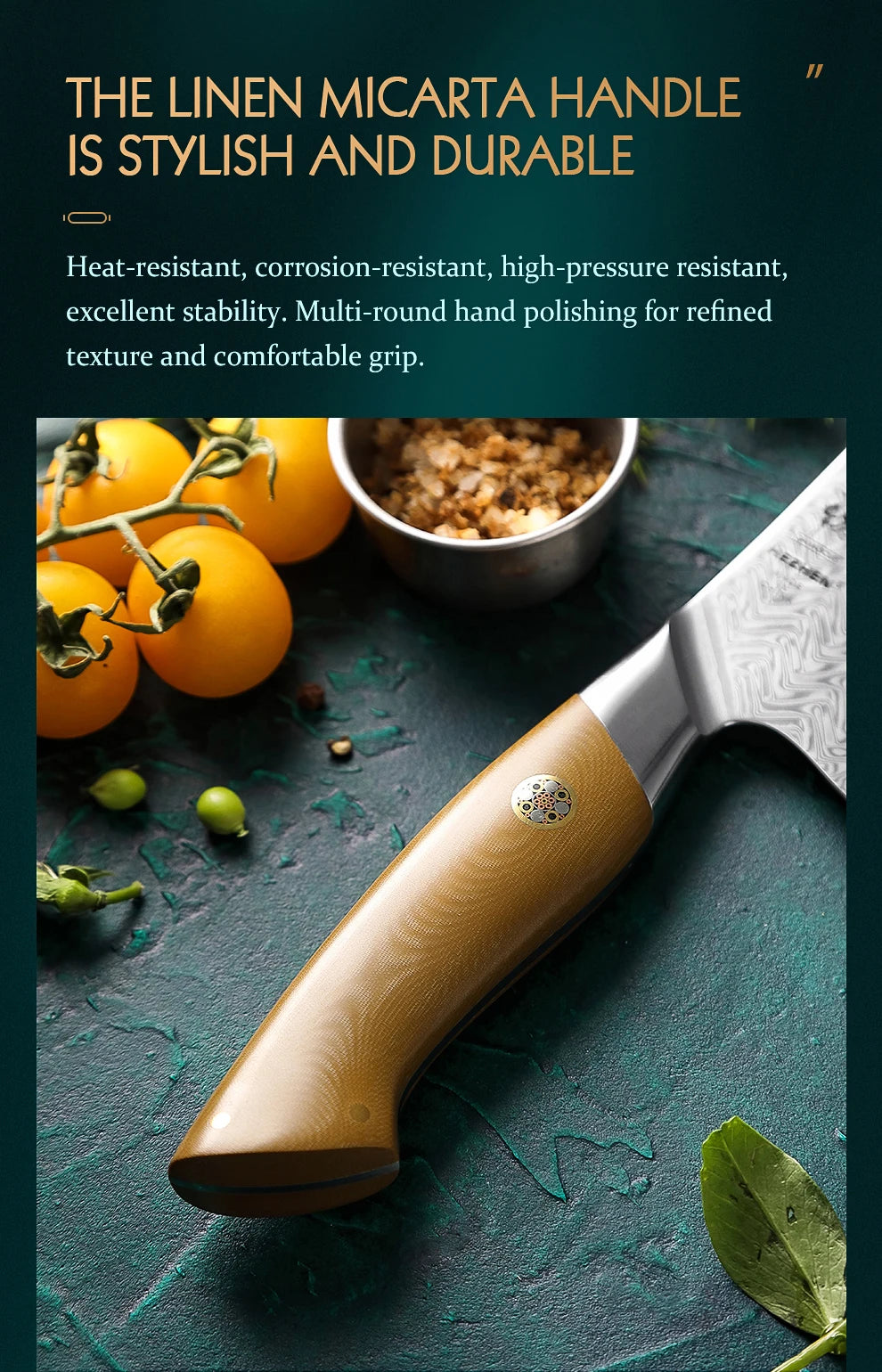 Hezhen Inch Chef Knife 67 Layers Damascus Steel