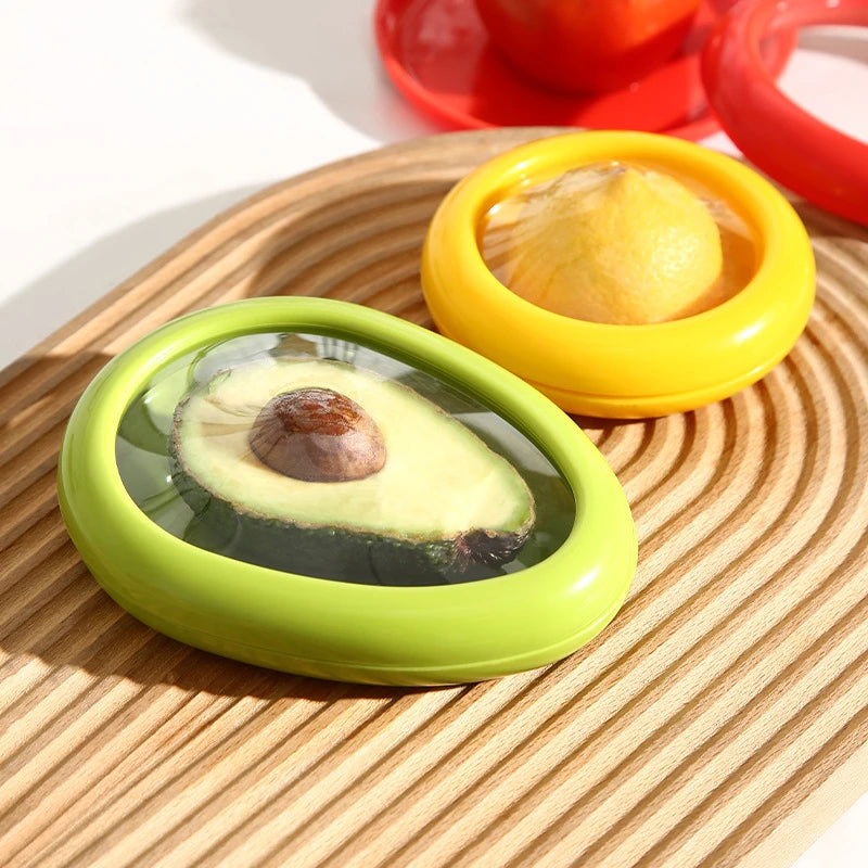 1pc/4pc Silicone Fruit Vegetable Fresh-Keeping Box Food Storage