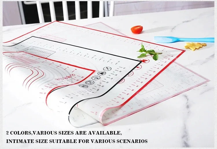 Silicone Baking Mat Kneading Pad Dough Mat Pizza