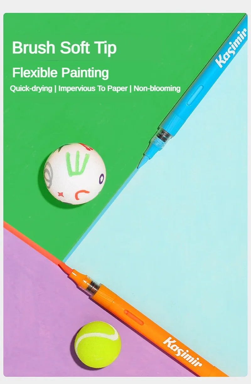 Kasimir 84/24 Colors Direct Liquid Acrylic Marker Soft