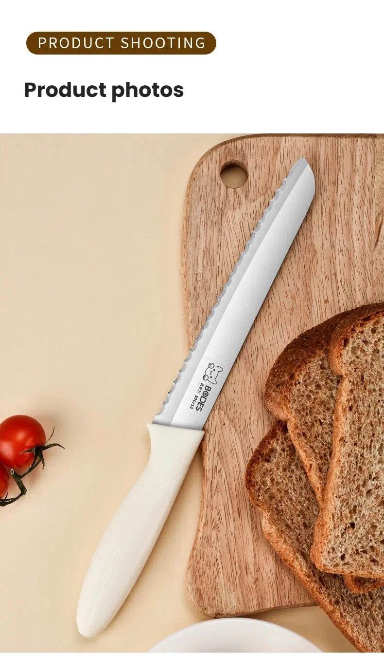 Bread Knife Serrated Edge Sandwich Toast Slicing Knife
