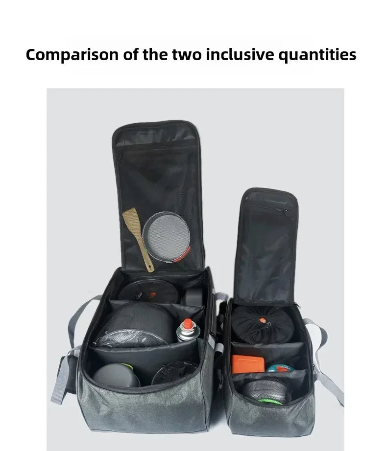 Camping Cookware Separate Storage Bag Cooking Utensils Bag