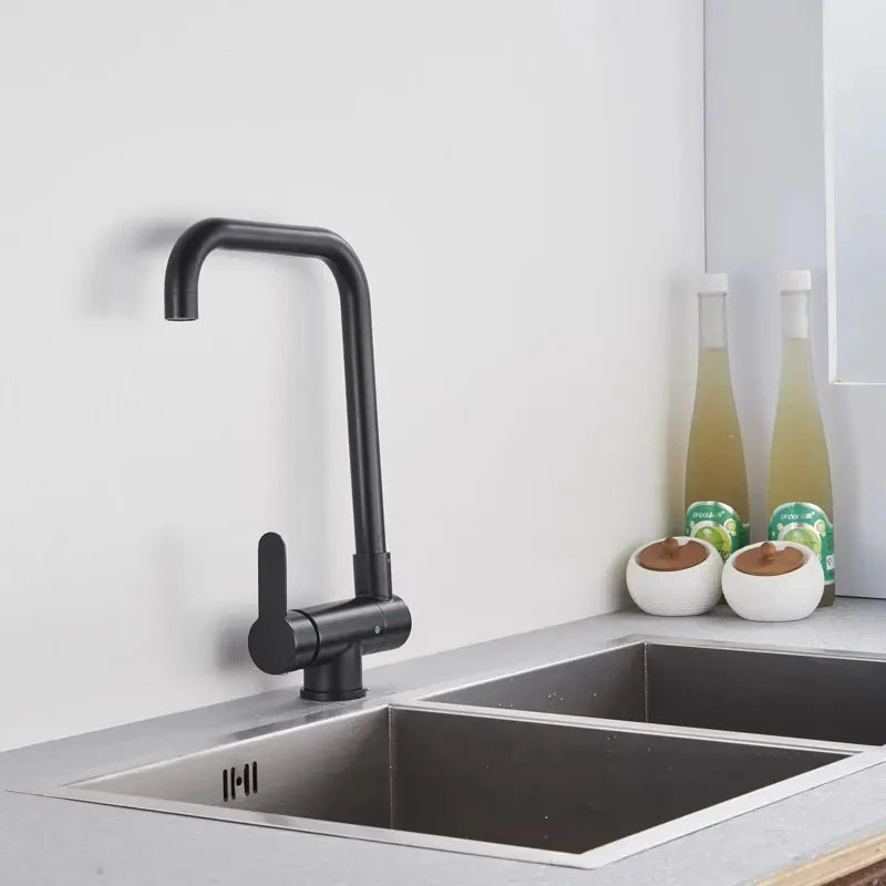 Window Front Faucet 360 Foldable Mixer Tap Spray
