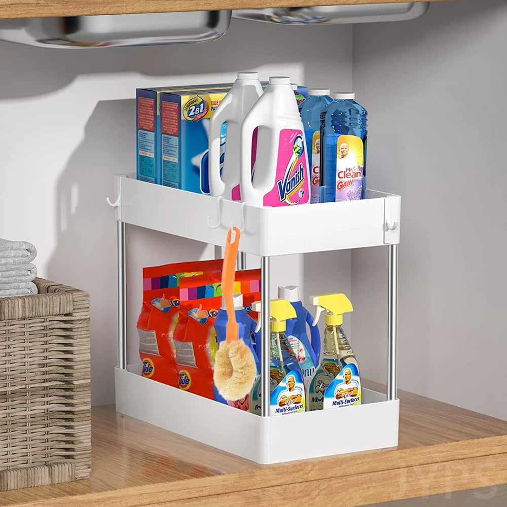 Tier Under Sink Organizer Organizer Cabinet Storage Rack