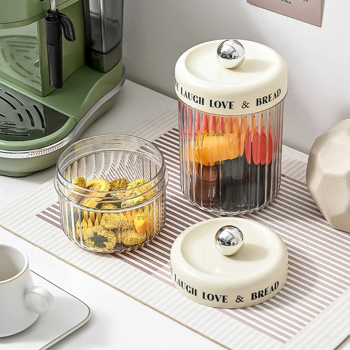 Airtight Food Storage Containers - Bpa-Free Canisters Grains/Dry