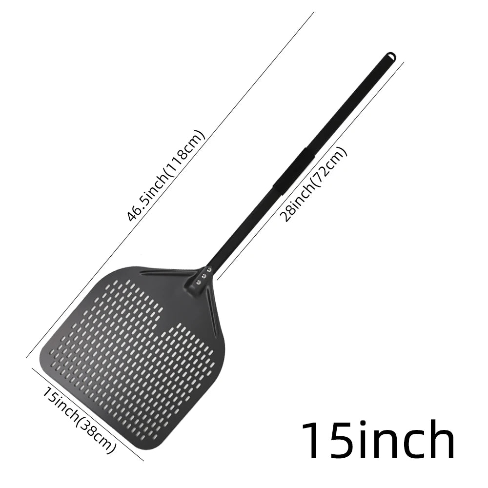 15 16 Inch Big Pizza Peel Perforated Shovel