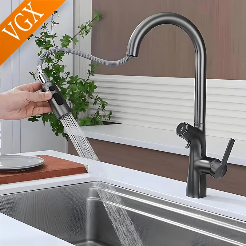 Vgx Gold Water Filter Faucet Dual Spout Pure