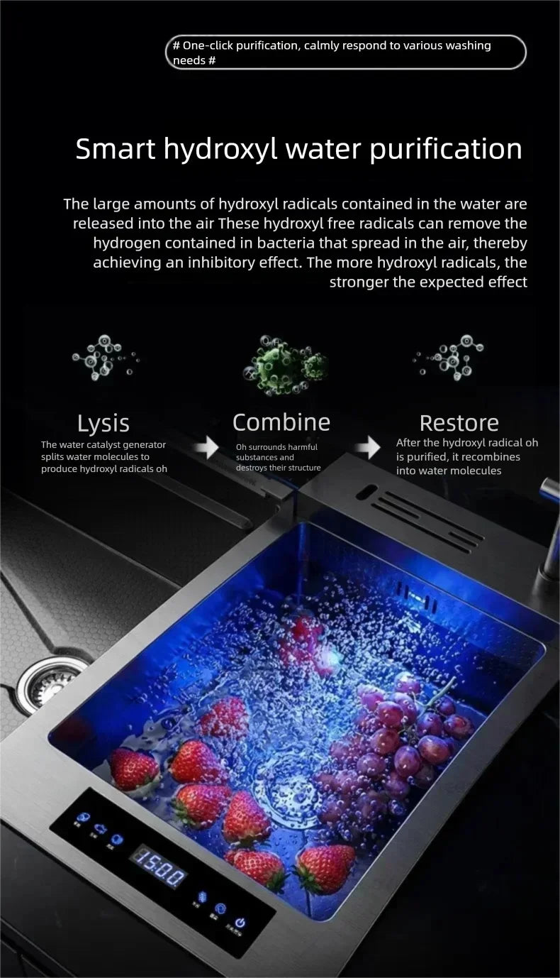 304 Stainless Steel Sink Water Catalyst Purify Ingredients