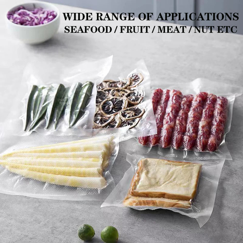 Rolls Vacuum Bags Food 500cm Per Roll Reusable